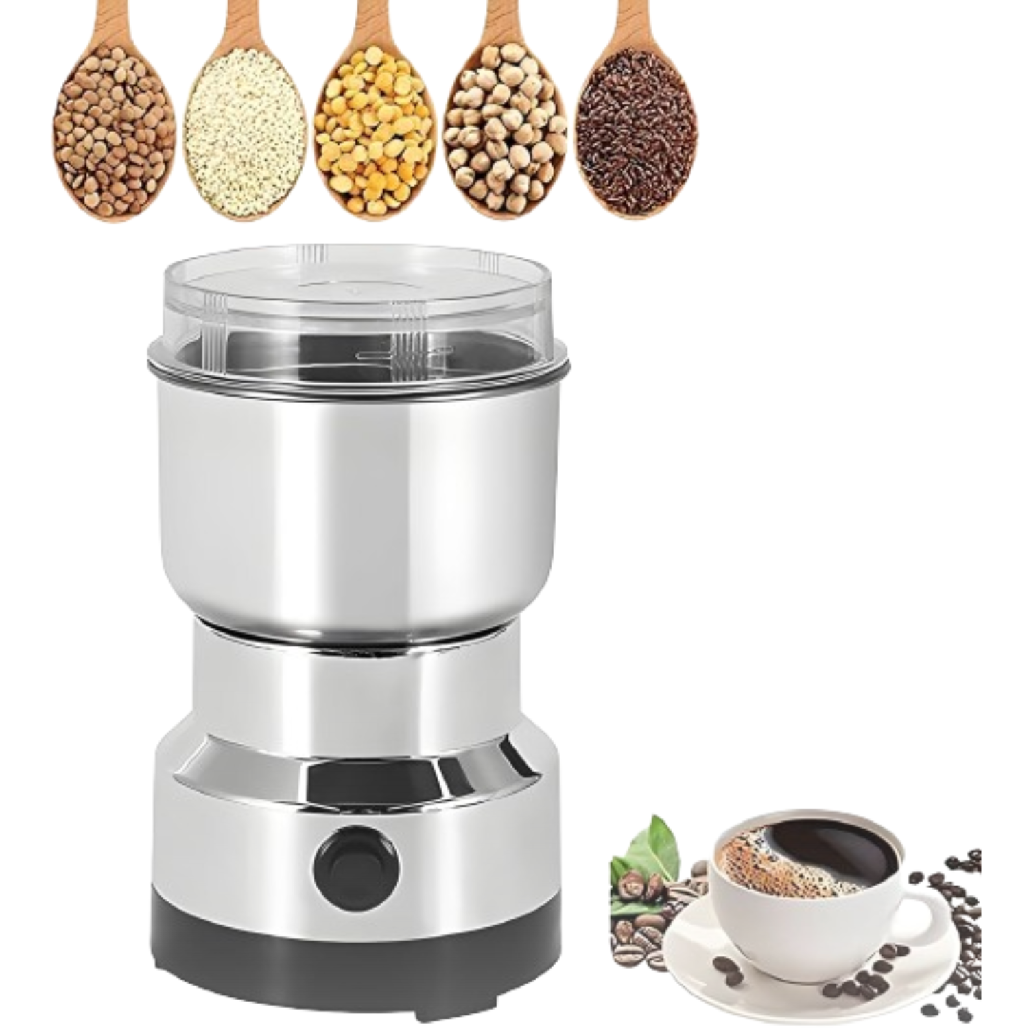The All-in-One Smash Machine: Multifunction Grinder, Grain Grinder, Coffee Bean Powder Machine for Home and Office