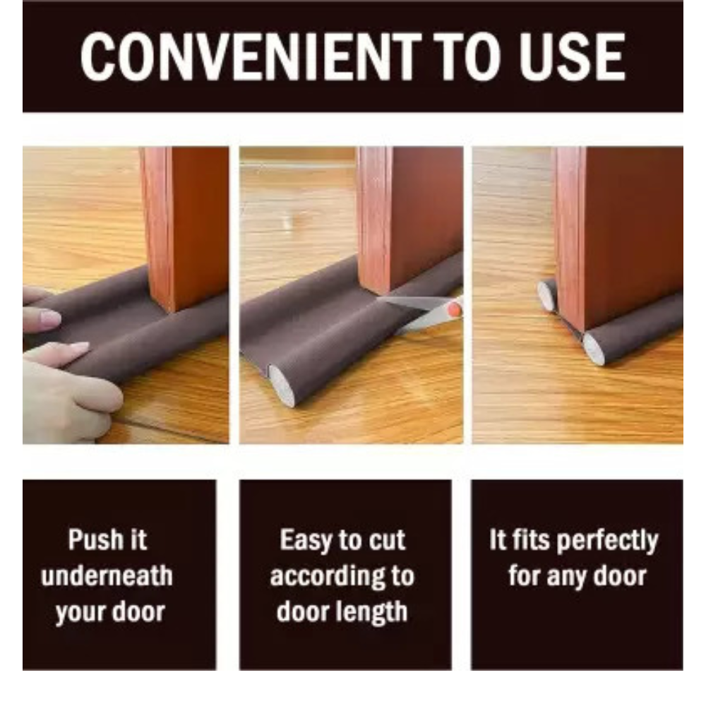 Door Protector- Door Draft Stopper Sound-Proof Reduce Noise Waterproof Upgrade Your Home Today(Pack Of 1)
