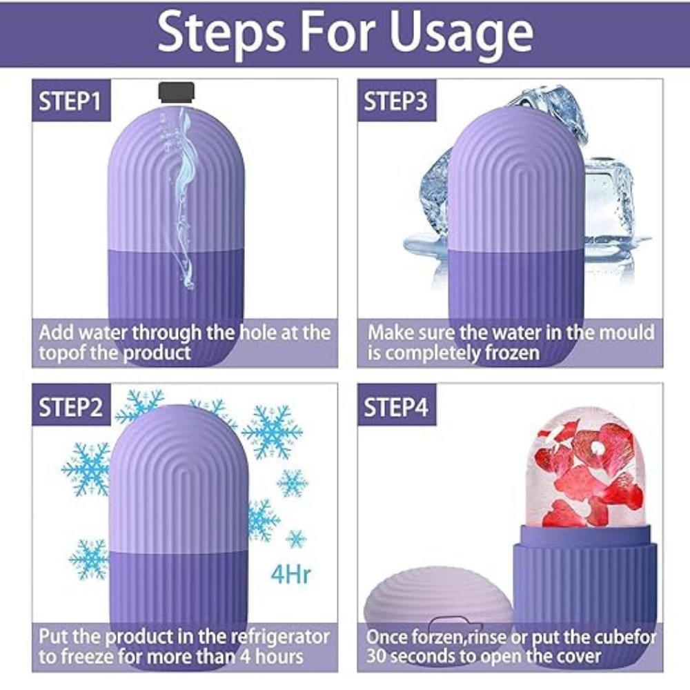 The Ultimate Ice Roller Face Massager for Radiant Skin (120 ML) - EAST WEST MART